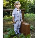 Βαπτιστικό κοστούμι Baby Bloom 123.24 γκρι για αγόρια (3-24 μηνών)