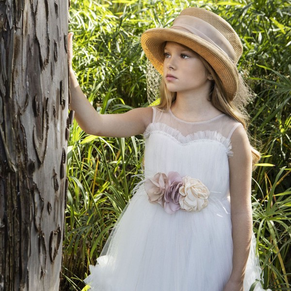 Βαπτιστικό φόρεμα Baby Bloom 123.113 λευκό για κορίτσια (3-24 μηνών)