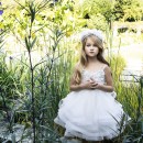 Βαπτιστικό φόρεμα Baby Bloom 123.101 λευκό για κορίτσια (3-24 μηνών)