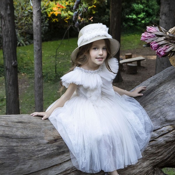 Βαπτιστικό φόρεμα Baby Bloom 123.104 λευκό για κορίτσια (3-24 μηνών)