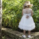 Βαπτιστικό φόρεμα Baby Bloom 123.113 λευκό για κορίτσια (3-24 μηνών)
