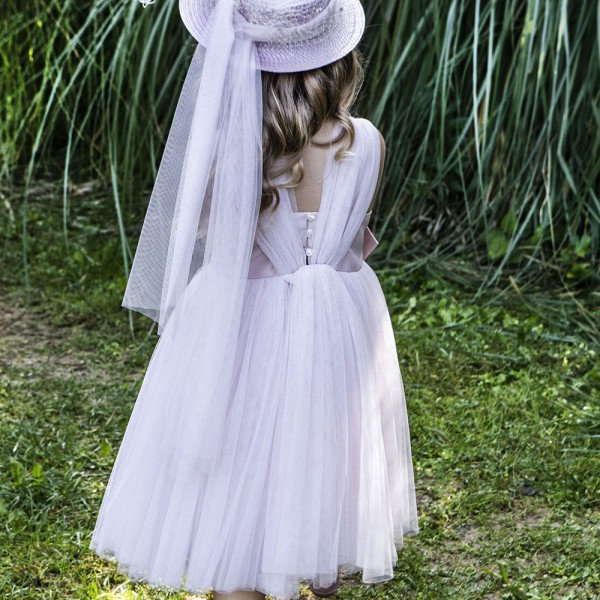 Βαπτιστικό φόρεμα Baby Bloom 123.117 ροζ για κορίτσια (3-24 μηνών)