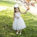 Βαπτιστικό φόρεμα Baby Bloom 123.118 εκρού για κορίτσια (3-24 μηνών)