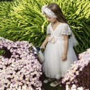 Βαπτιστικό φόρεμα Baby Bloom 123.125 λευκό για κορίτσια (3-24 μηνών)