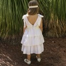 Βαπτιστικό φόρεμα Baby Bloom 123.130 λευκό για κορίτσια (3-24 μηνών)