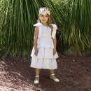 Βαπτιστικό φόρεμα Baby Bloom 123.130 λευκό για κορίτσια (3-24 μηνών)