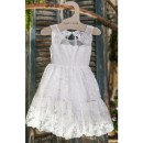 Βαπτιστικό tailor made φόρεμα “ΑΝΔΡΟΜΕΔΑ” για κορίτσια (18-24 μηνών)