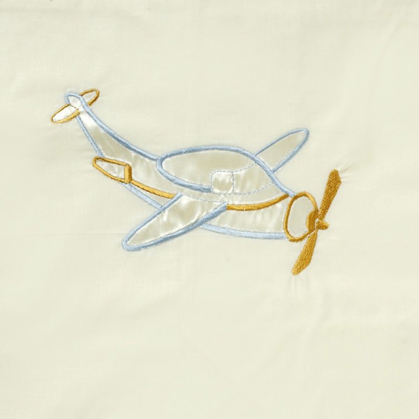 Βαπτιστικό σετ λαδόπανα πετσέτα με αεροπλάνο έλικας 6 τμχ 