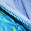 Βρεφικό μπουφάν με κουκούλα γαλάζιο δεινοσαυράκια για αγόρια (1-4 ετών)