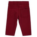 Βρεφικό παντελόνι μπορντώ για αγόρια (6-24 μηνών)