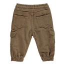 Βρεφικό παντελόνι κοτλε cargo μπεζ για αγόρια (9-24 μηνών)