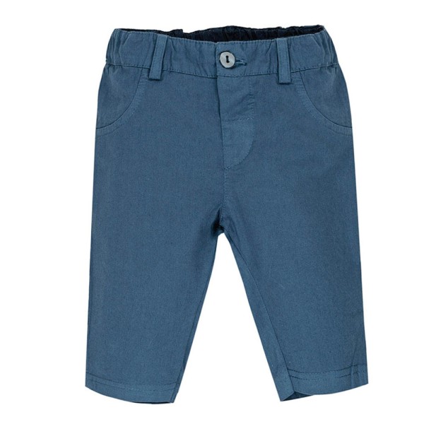 Βρεφικό παντελόνι καμπαρντινέ μπλε EMC BZ6657 για αγόρια (9-24 μηνών)