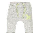 Βρεφικό παντελόνι φόρμας γκρι-λευκό EMC BZ6670 για αγόρια (6-24 μηνών)
