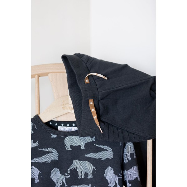 Βρεφικό παντελόνι σκούρο γκρι για αγόρια Dirkje F40523-35 (6-12 μηνών)