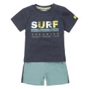 Βρεφικό σετ μπλούζα surf και σόρτς μπλε-βεραμάν Dirkje V42653-31 για αγόρια (9-18 μηνών)