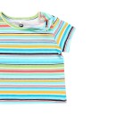 Βρεφικό t-shirt ριγέ πολύχρωμο Boboli 134154 για αγόρια (6-18 μηνών)