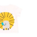 Βρεφικό t-shirt με λιοντάρι λευκό Boboli 134176 για αγόρια (6-18 μηνών)