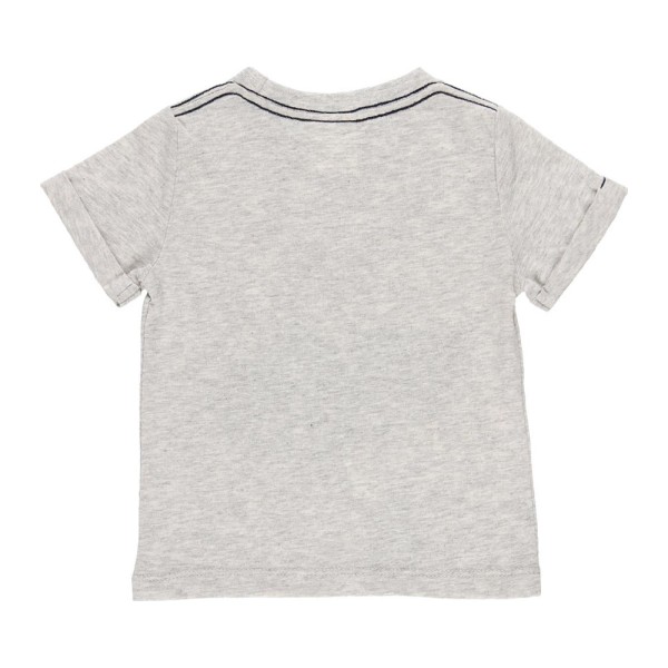 Βρεφικό t-shirt γκρι για αγόρια Boboli 302061-8095 (12 μηνών)