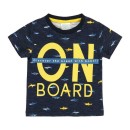 Βρεφικό t-shirt space-dye ναυτικό μπλε για αγόρια Boboli 302128-9542 (6-12 μηνών)