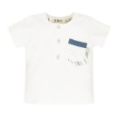 Βρεφικό t-shirt εκρού με τσέπη EMC BX1896 για αγόρια (9-24 μηνών)