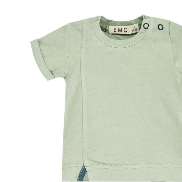 Βρεφικό t-shirt χακί EMC BX1897 για αγόρια (9-24 μηνών)