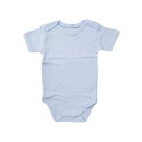 Βρεφικό κοντομάνικο κορμάκι γαλάζιο για αγόρια (1-9 μηνών)