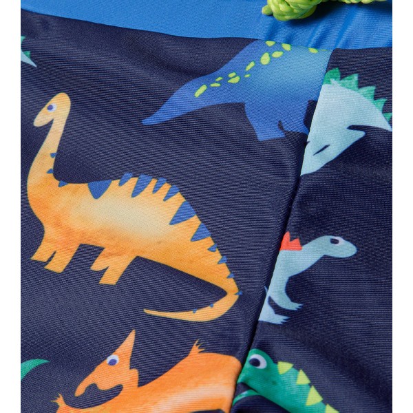 Βρεφικό μαγιό μπόξερ με δεινοσαυράκια Minoti 13SWIM6 μπλε για αγόρια (12-36 μηνών)