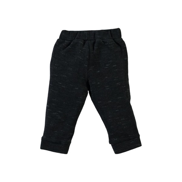 Βρεφικό παντελόνι φόρμας μαύρο για αγόρια (6-18 μηνών)