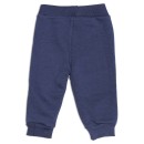 Βρεφικό παντελόνι φόρμας μπλε με καρό τσέπη για αγόρια (6-24 μηνών)