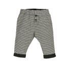 Βρεφικό παντελόνι φόρμας μπεζ καρό EMC BZ6584 για αγόρια (9-18 μηνών)
