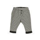 Βρεφικό παντελόνι φόρμας μπεζ καρό EMC BZ6584 για αγόρια (9-18 μηνών)