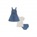 Βρεφική σαλοπέτα hi sunshine τζιν μπλε με μπλούζα Tuc Tuc 11329975 για κορίτσια (3-12 μηνών)