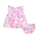 Βρεφικό φόρεμα με φουφούλα χελωνάκια turtles ροζ Tuc Tuc 11349324 για κορίτσια (6-18 μηνών)