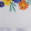 Παιδικό φόρεμα λευκό με λουλούδια πολύχρωμα Tuc Tuc 11300228 για κορίτσια (2-3 ετών)