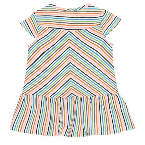 Βρεφικό φόρεμα πολύχρωμο Boboli 222073-9550 για κορίτσια (12-18 μηνών)