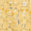 Βρεφικό φορμάκι με γατούλες κίτρινο Tuc Tuc 11339953 για κορίτσια (6-18 μηνών)