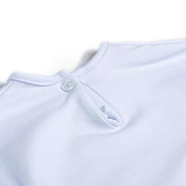 Βρεφική μπλούζα λευκή για κορίτσια (6-30 μηνών)