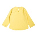 Βρεφική μπλούζα κίτρινη για κορίτσια (6-30 μηνών)