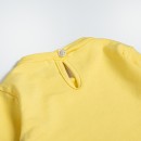 Βρεφική μπλούζα κίτρινη για κορίτσια (6-30 μηνών)
