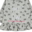 Βρεφική μπλούζα γκρι για κορίτσια (6-18 μηνών)