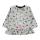 Βρεφική μπλούζα γκρι για κορίτσια (6-18 μηνών)