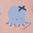 Βρεφικό σετ μπλούζα με φουφούλα ροζ-λευκό Tuc Tuc 11300017 για κορίτσια (3-18 μηνών)