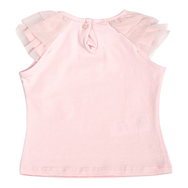 Βρεφικό t-shirt ροζ για κορίτσια (6-30 μηνών)