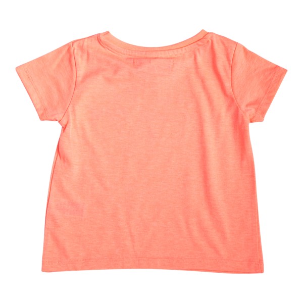 Βρεφικό t-shirt σομόν για κορίτσια (12-30 μηνών)
