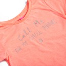 Βρεφικό t-shirt σομόν για κορίτσια (12-30 μηνών)