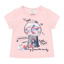 Παιδικό t-shirt ροζ για κορίτσια (2-3 ετών)