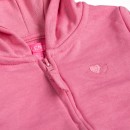 Βρεφική ζακέτα με κουκούλα ροζ για κορίτσια (12-30 μηνών)