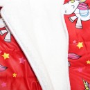 Βρεφική ολόσωμη φόρμα εξόδου κόκκινο μονόκερος για κορίτσια (6-12 μηνών)