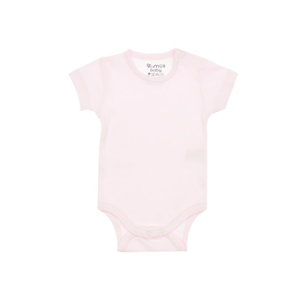 Βρεφικό κορμάκι μονόχρωμο ροζ για κορίτσια (0-18 μηνών)