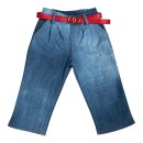 Βρεφικό παντελόνι τζιν μπλε για κορίτσια (6-30 μηνών)